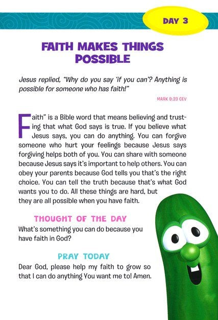God's Word for Me: 365 Daily Devos for Girls (VeggieTales)