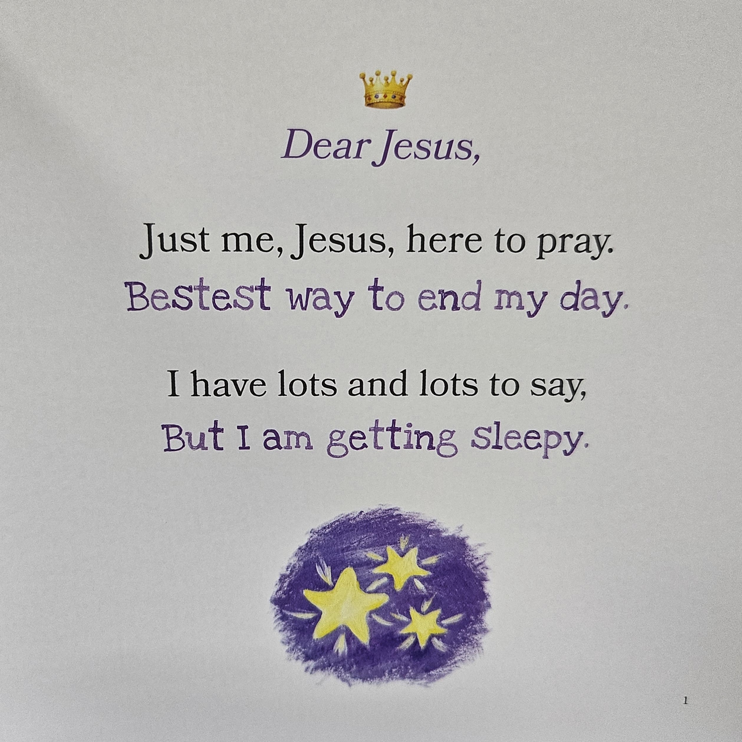 Sleepyhead Prayer: A Heart-to-Heart Talk with Jesus, Boardbook