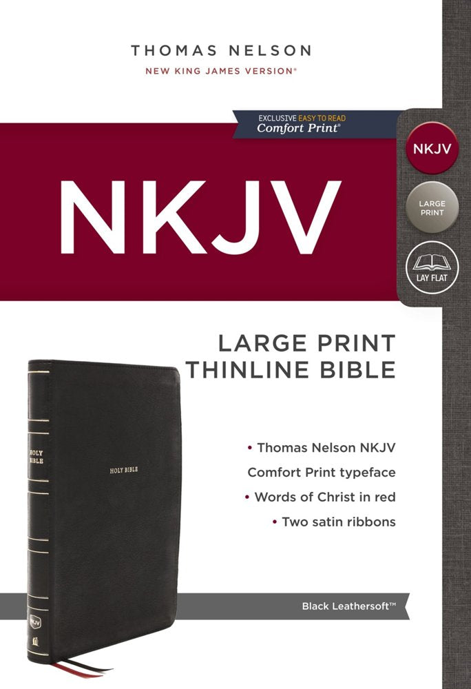 NKJV Thinline Large Print, Black