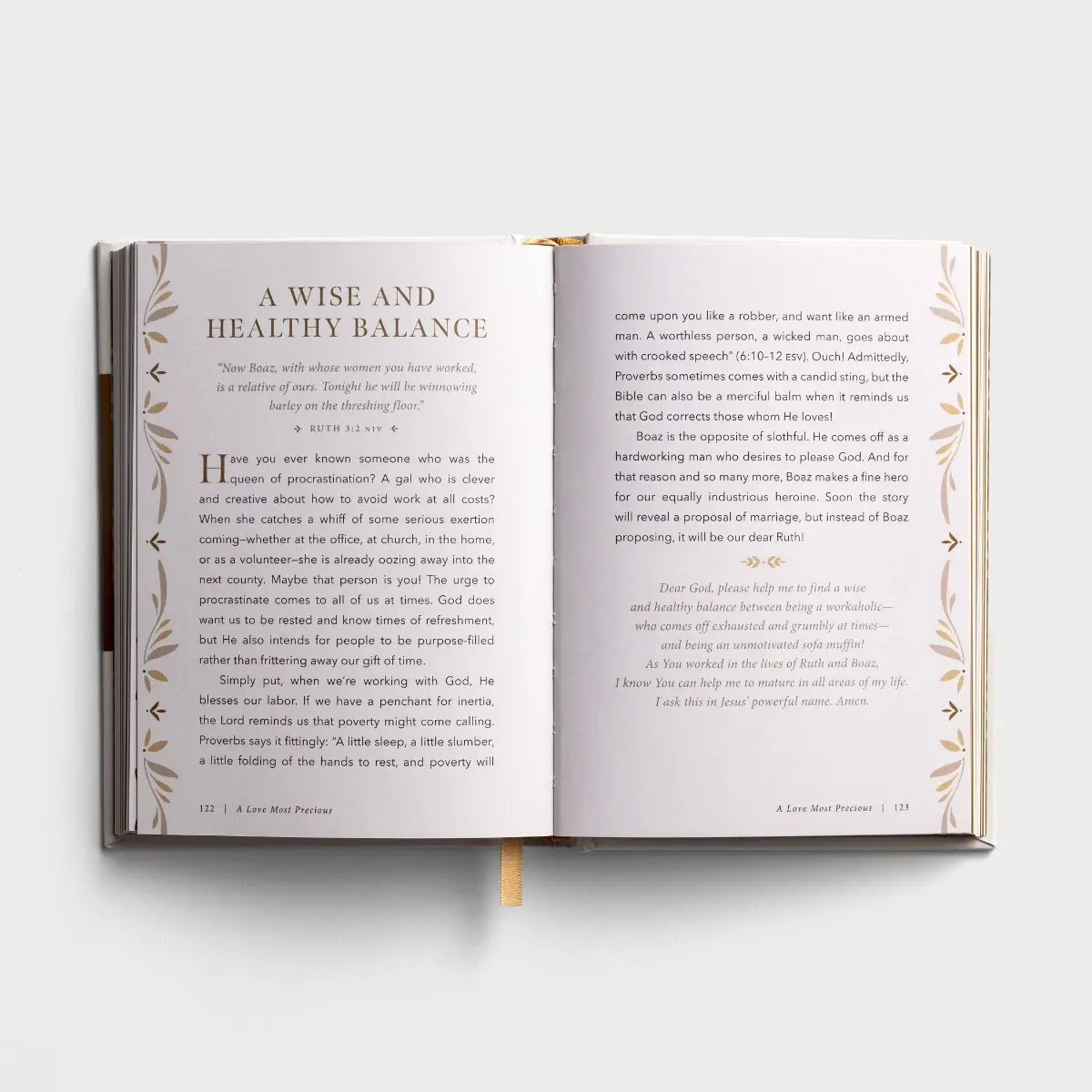 A Love Most Precious: 90 Devotions on the Book of Ruth (hardcover)