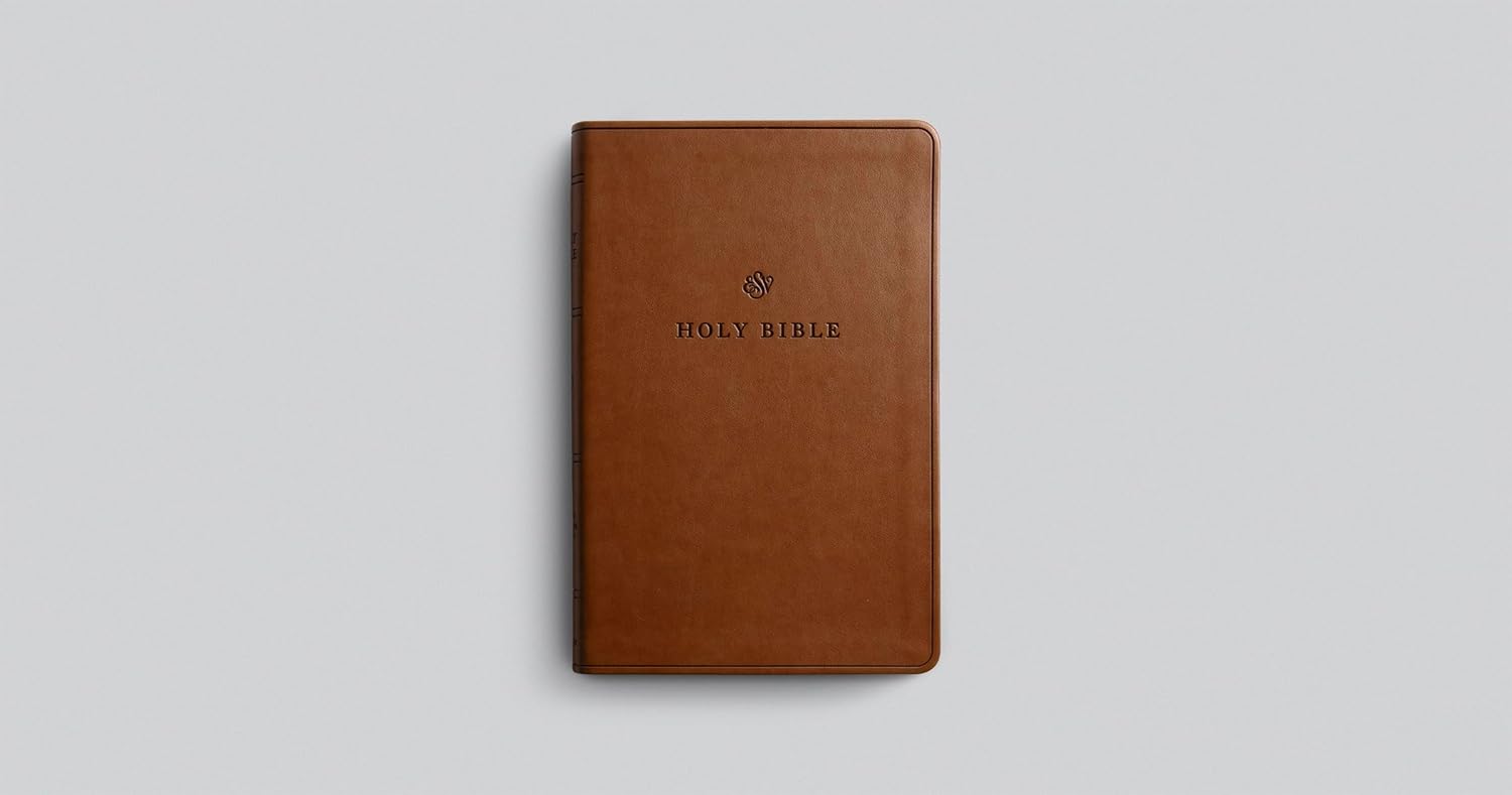 ESV Value Thinline Bible, TruTone, English Saddle