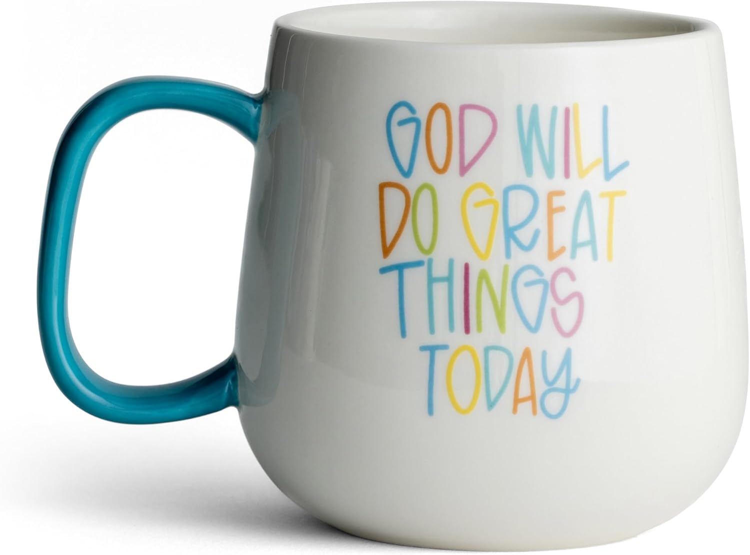 Ceramic Mug, God Will Do Great Things Today