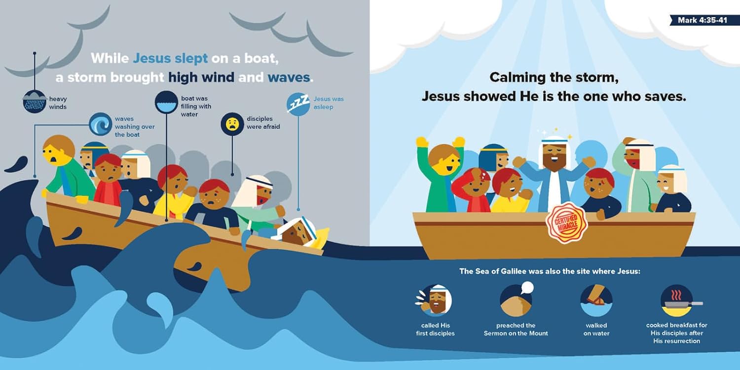 The Most Miraculous Messiah (Bible Infographics for Little Ones) Boardbook