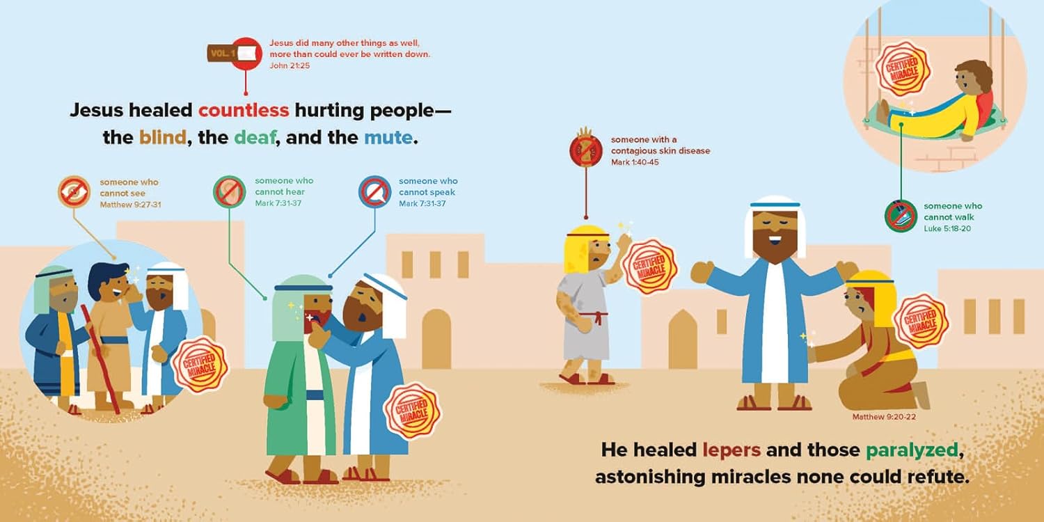 The Most Miraculous Messiah (Bible Infographics for Little Ones) Boardbook