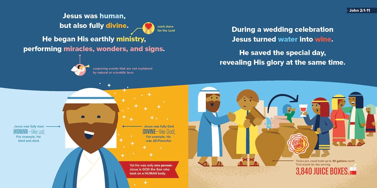 The Most Miraculous Messiah (Bible Infographics for Little Ones) Boardbook