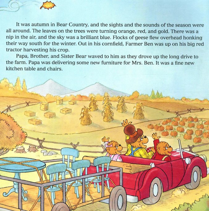 Berenstain Bears Give Thanks