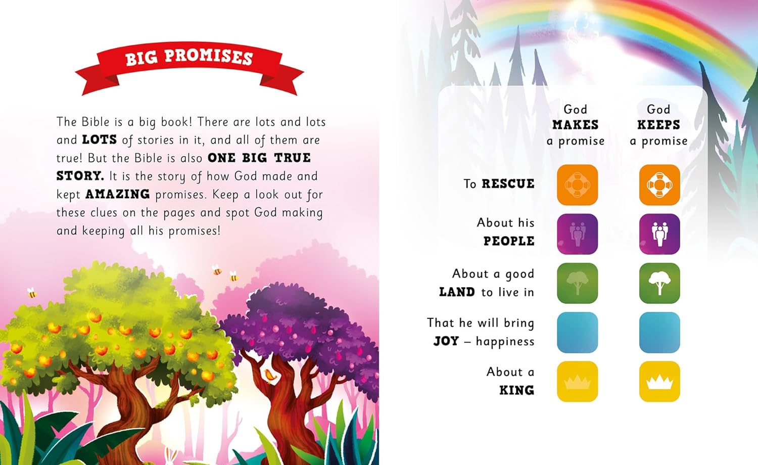 God’s Big Promises Bible Storybook, Hardcover