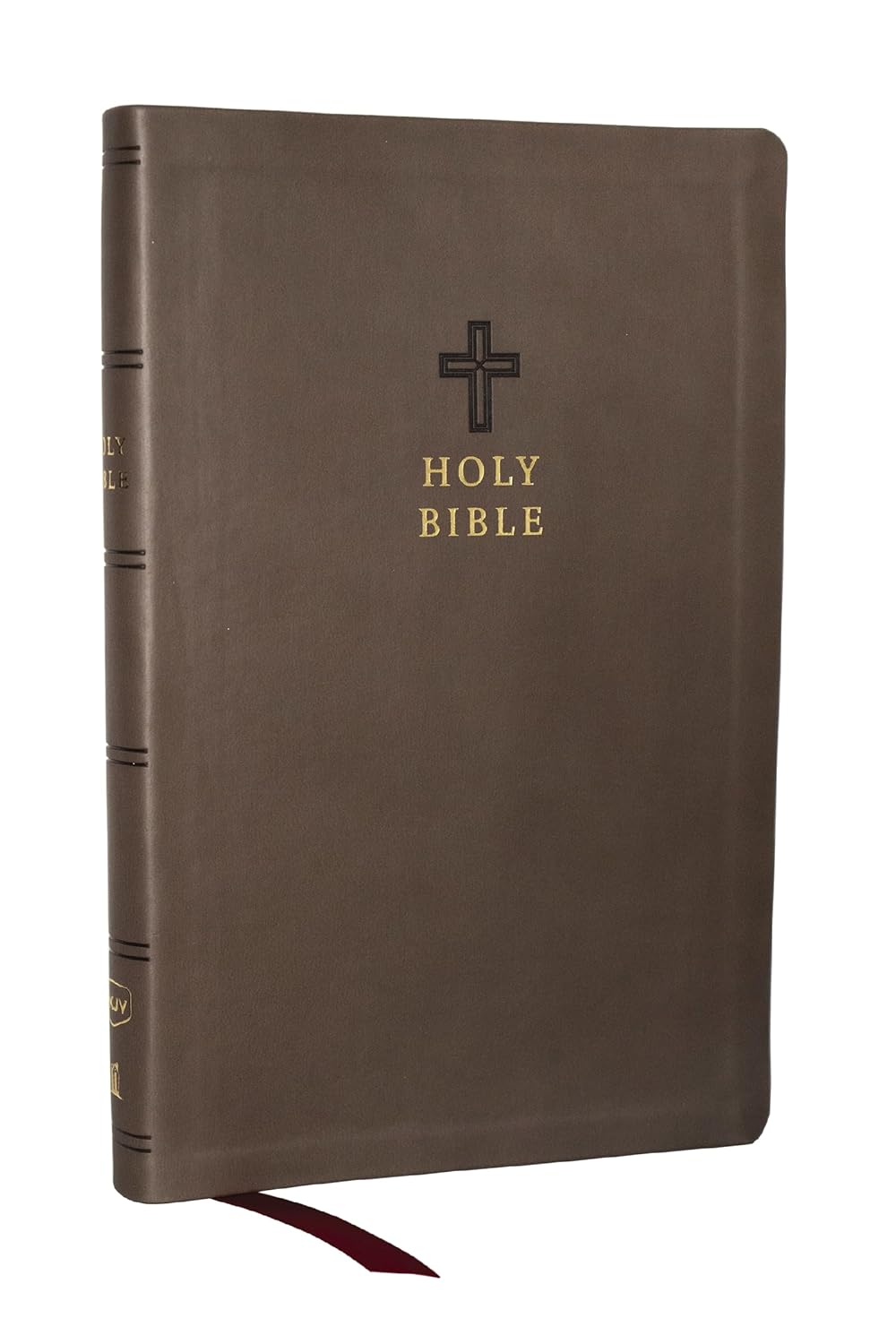 KJV Value Ultra Thinline, Red Letter, Comfort Print, Charcoal Leathersoft