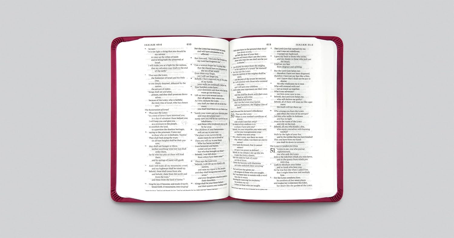 ESV Value Compact Bible, TruTone, Raspberry Floral