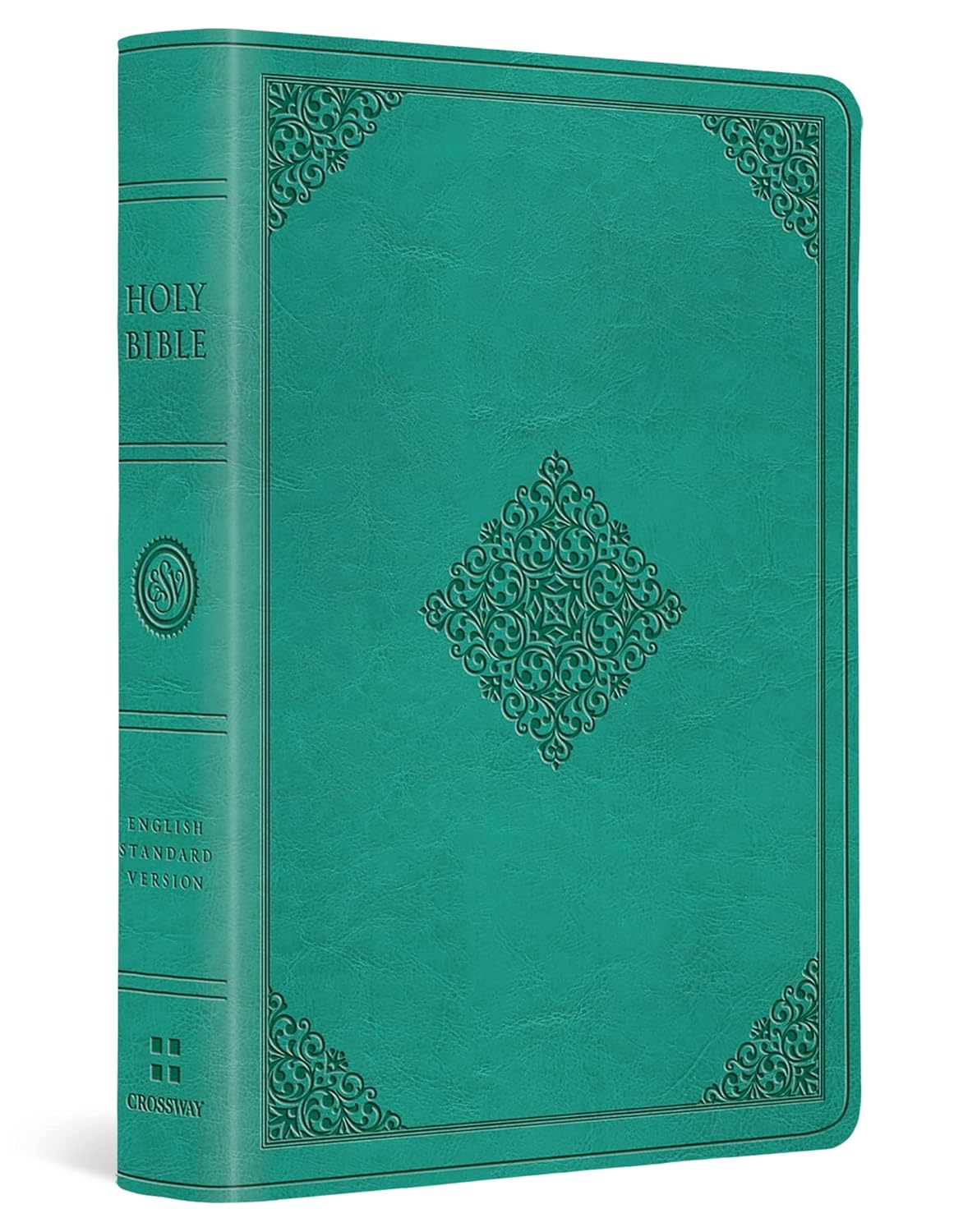ESV Large Print Compact Bible, TruTone Teal