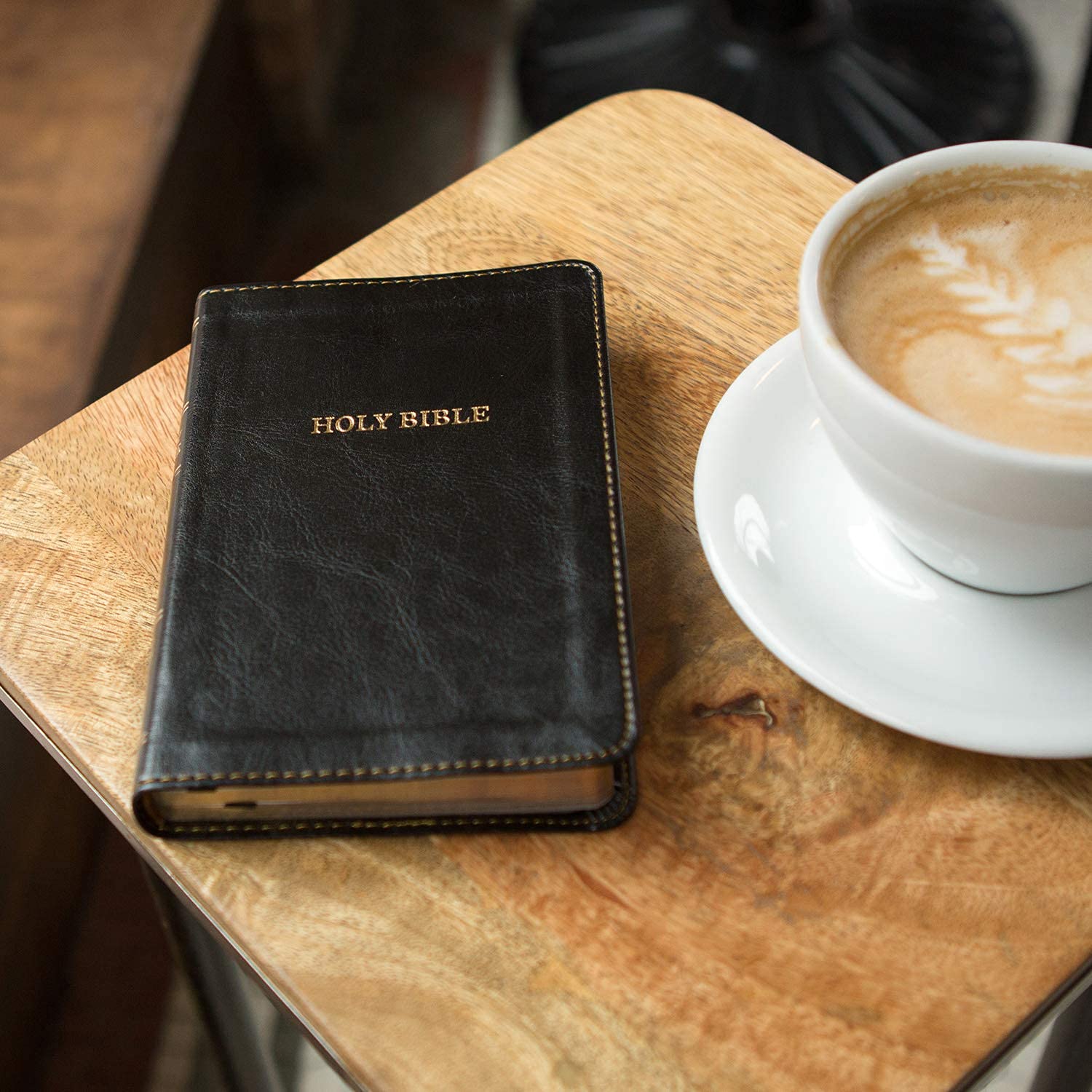 KJV Thinline Bible Large Print, Black