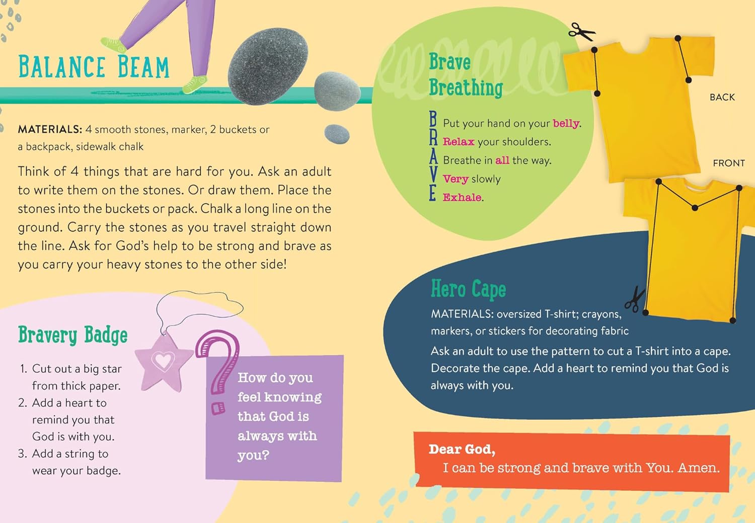 God Made Me from A to Z: 26 Activity Devotions for Curious Little Kids