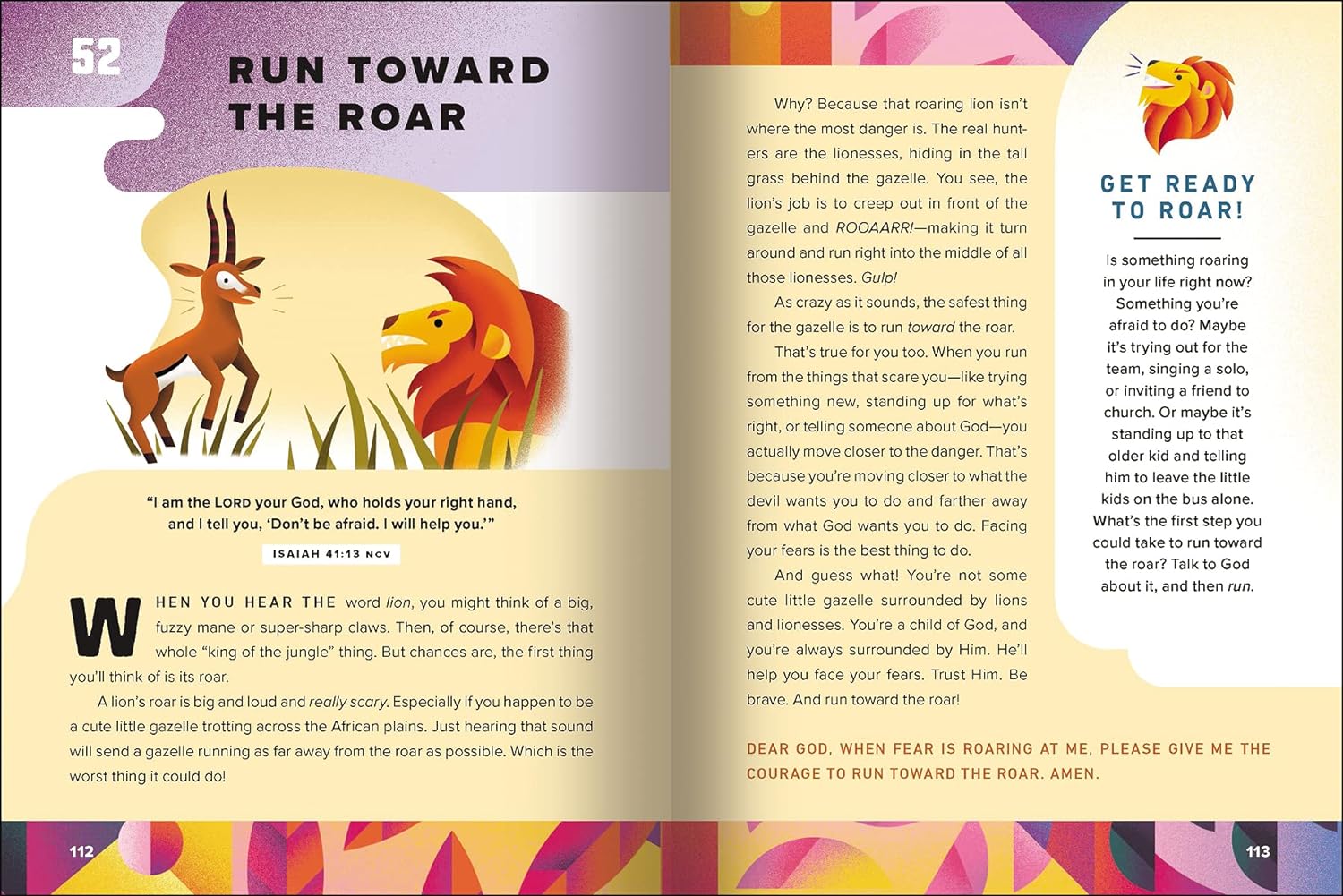 Roar Like a Lion: 90 Devotions to a Courageous Faith, Hardcover