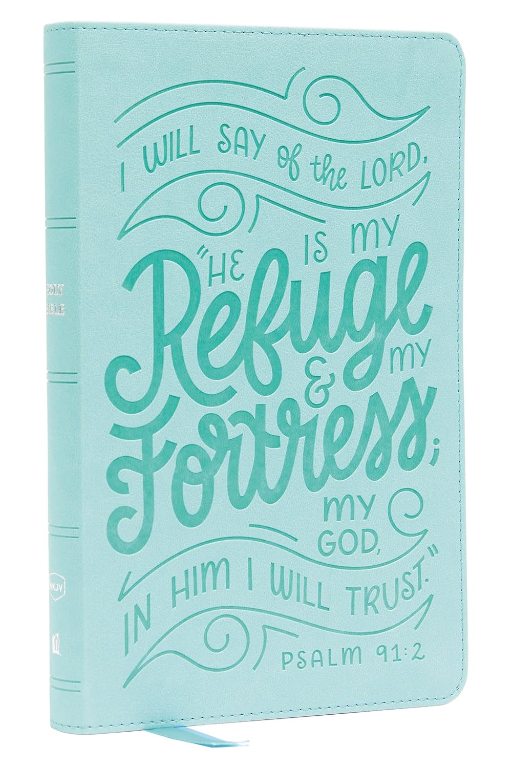 NKJV, Thinline Youth Edition ,Verse Art Cover Collection, Turquoise Leathersoft