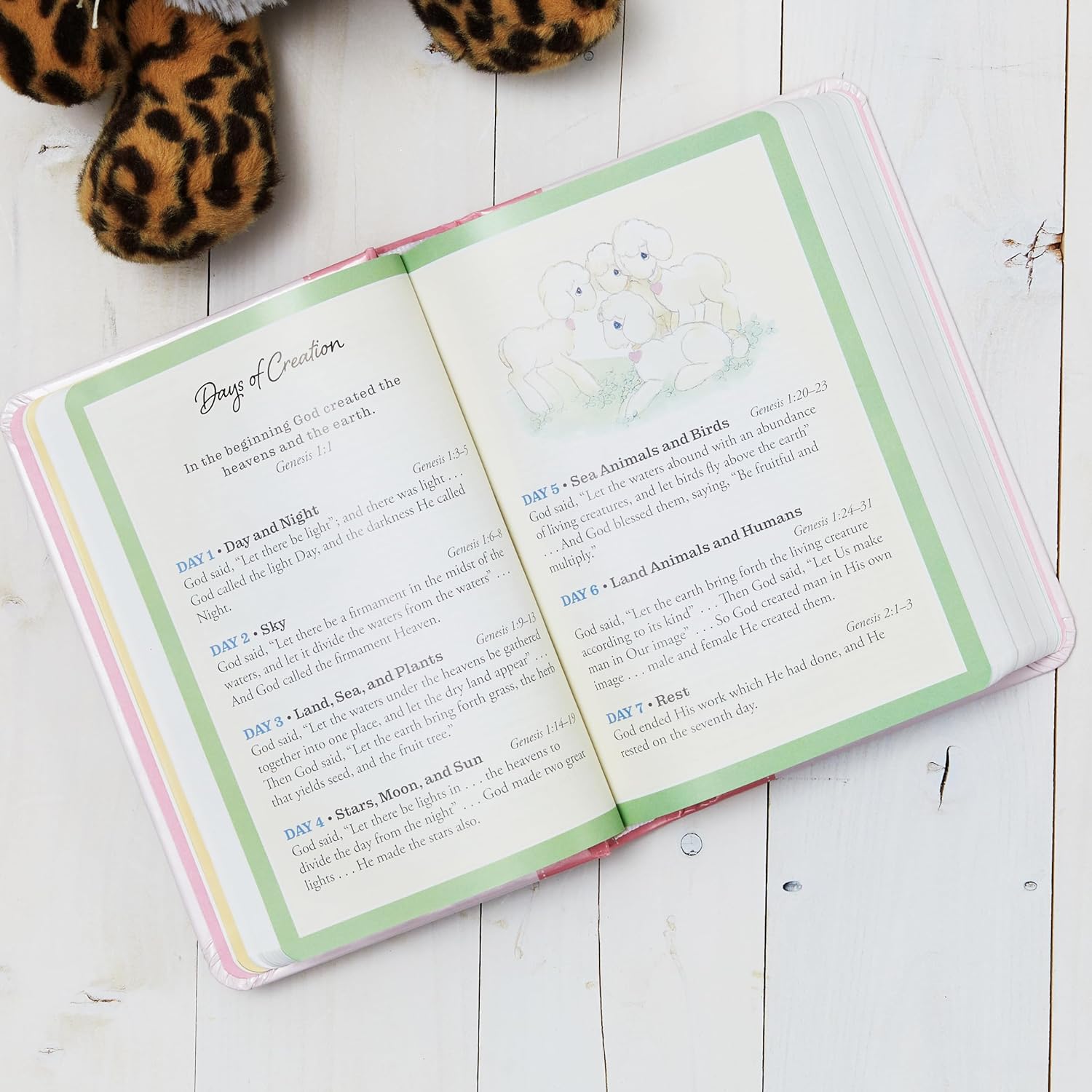NKJV Precious Moments Small Hands, Hardcover Comfort Print, Teal