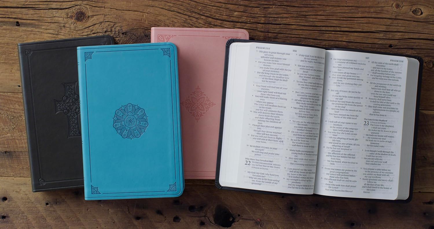 ESV Large Print Value Thinline, TruTone, Camel