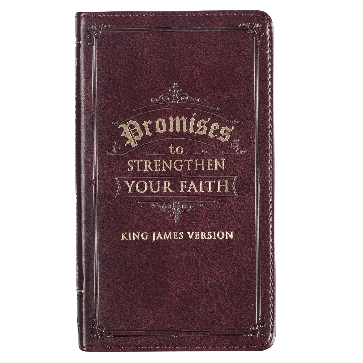 Promises to Strengthen Your Faith, KJV, Brown Faux Leather