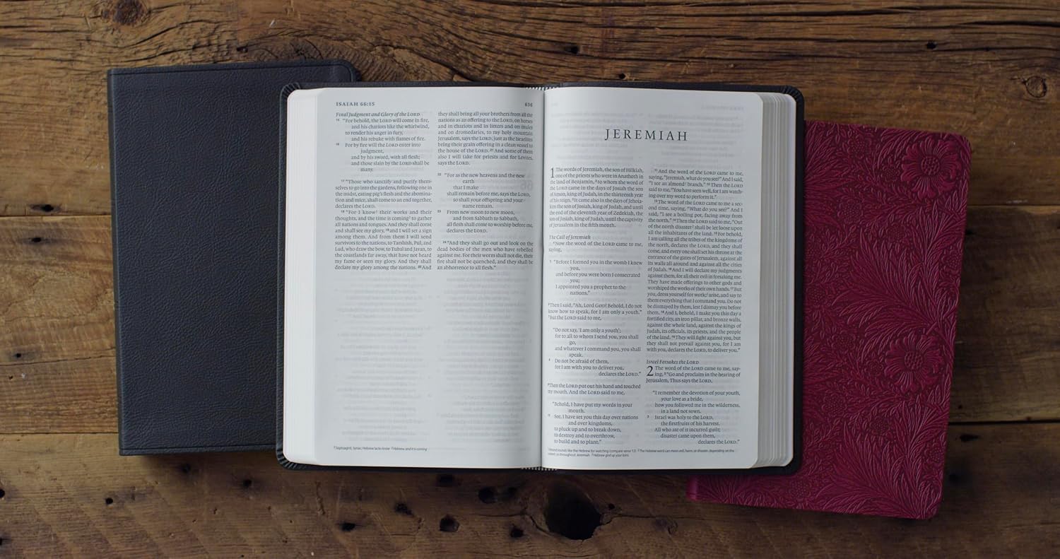 ESV Value Thinline Bible, Leather-look, Lavender with Ornament