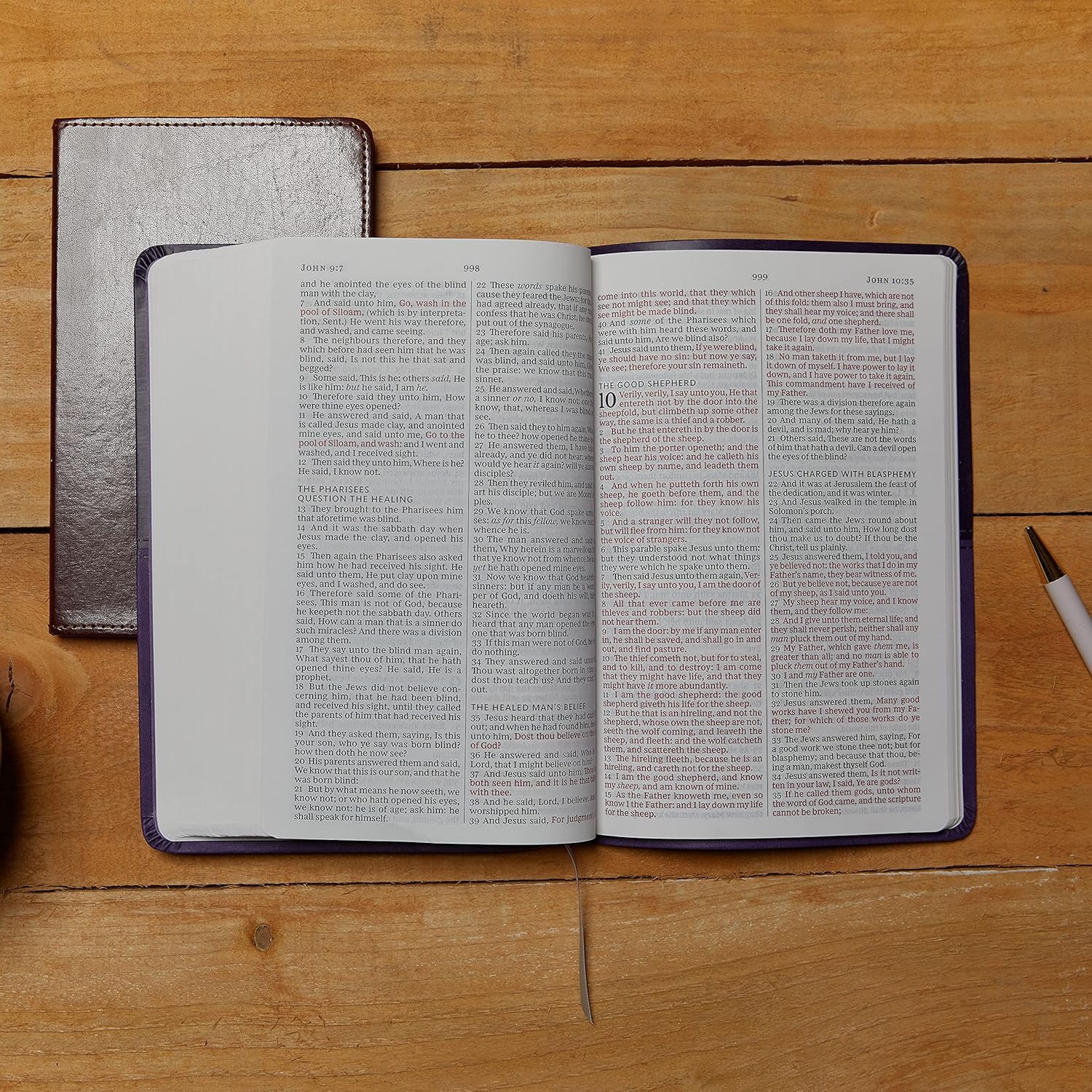KJV Thinline Bible Large Print, Black