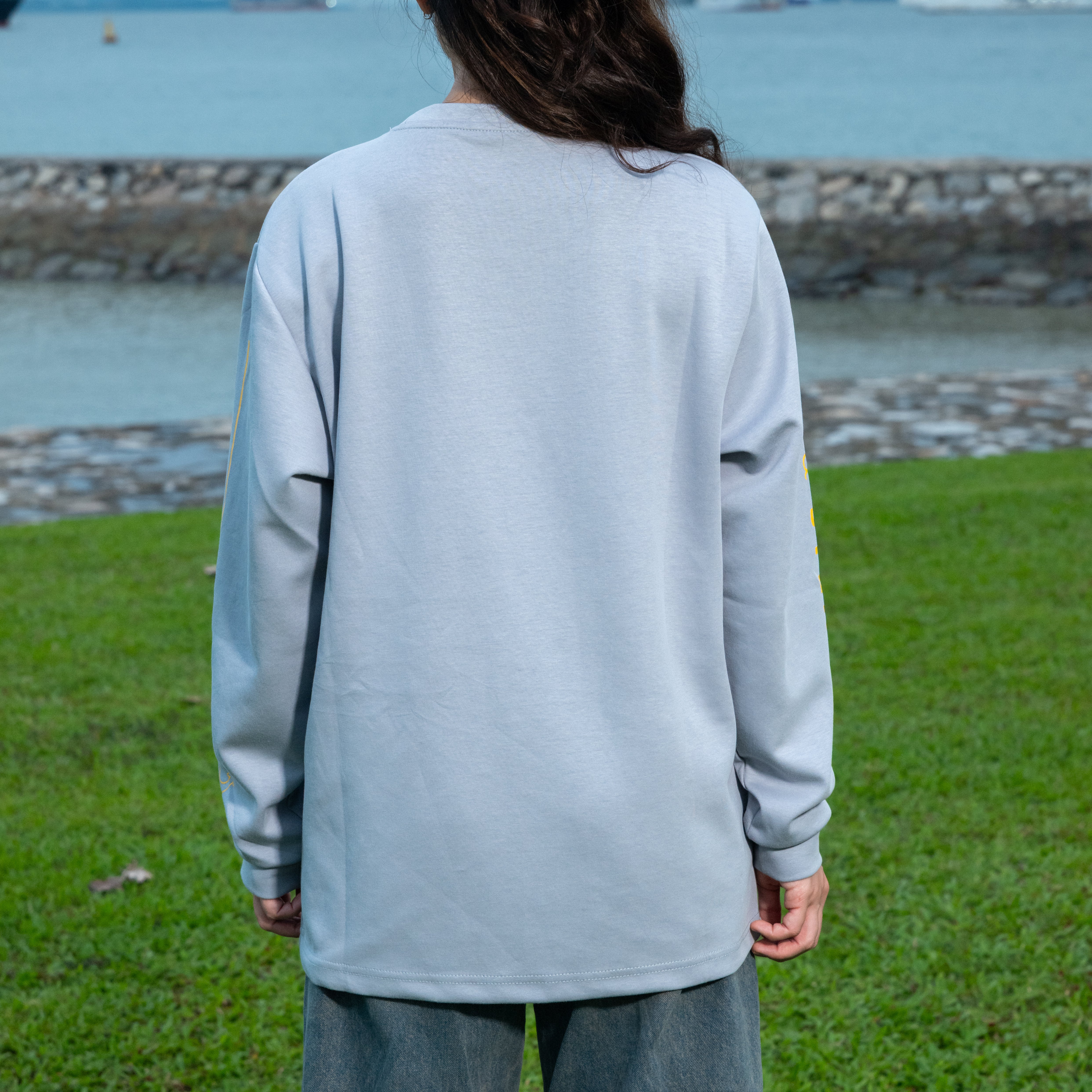 Much More Long-Sleeve Pullover, Light Grey (KJV)