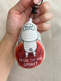 Plush Keychain with a Squeezable Texture by BebeLamb