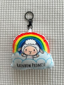 Plush Keychain with a Squeezable Texture by BebeLamb