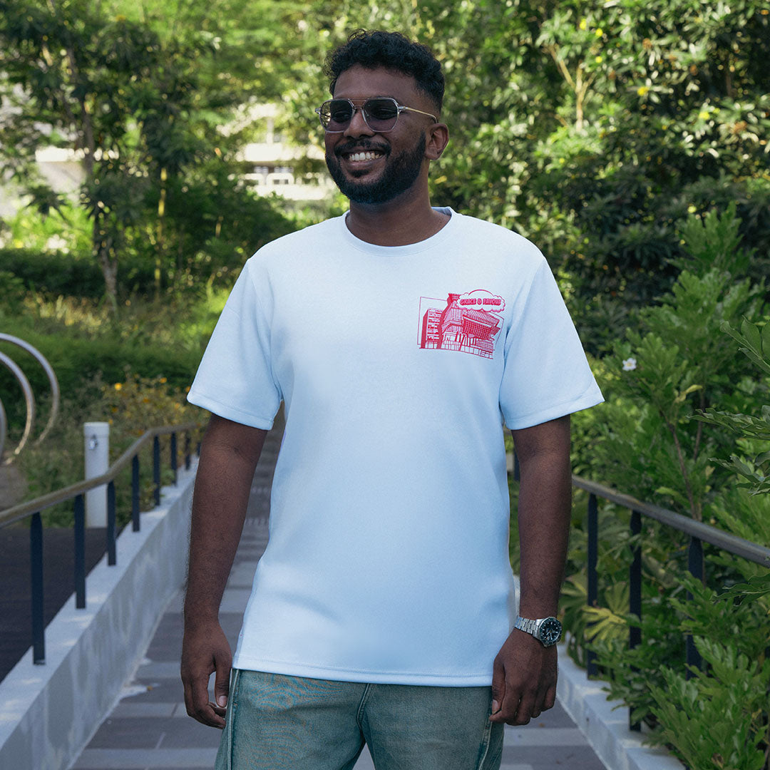 National Day T-shirt, Grace & Favour Comic, White