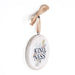 ROCKONLINE | Ornament Sign with Burlap Ribbon | Home Decor | Christmas Ornaments | New Creation Church | NCC | Joseph Prince | Hanging Arts | Home Display | Scriptures | Housewarming | Christian Gifts | Rock Bookshop | Rock Bookstore | Star Vista | Free Delivery for Singapore Orders above $50.