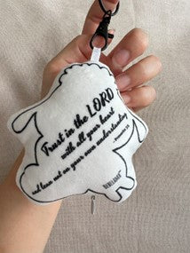 Plush Keychain with a Squeezable Texture by BebeLamb
