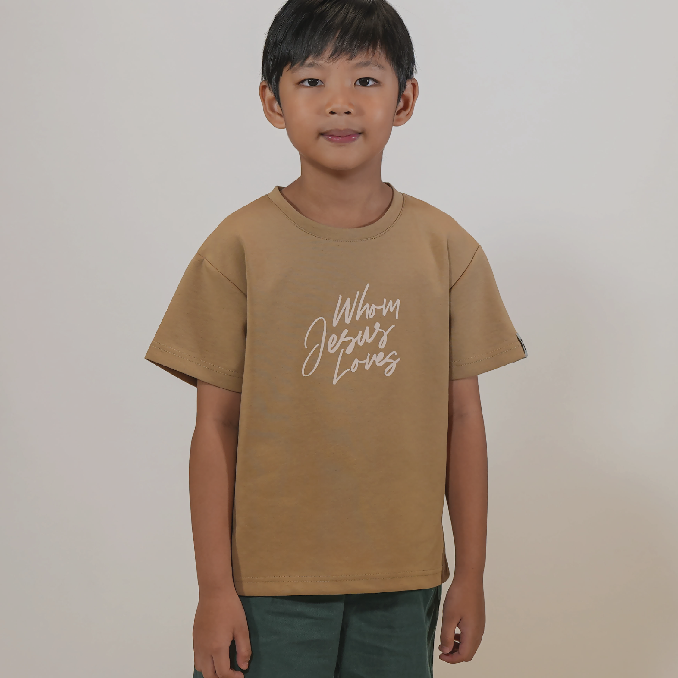 Children T-shirt Whom Jesus Loves, Electric Blue