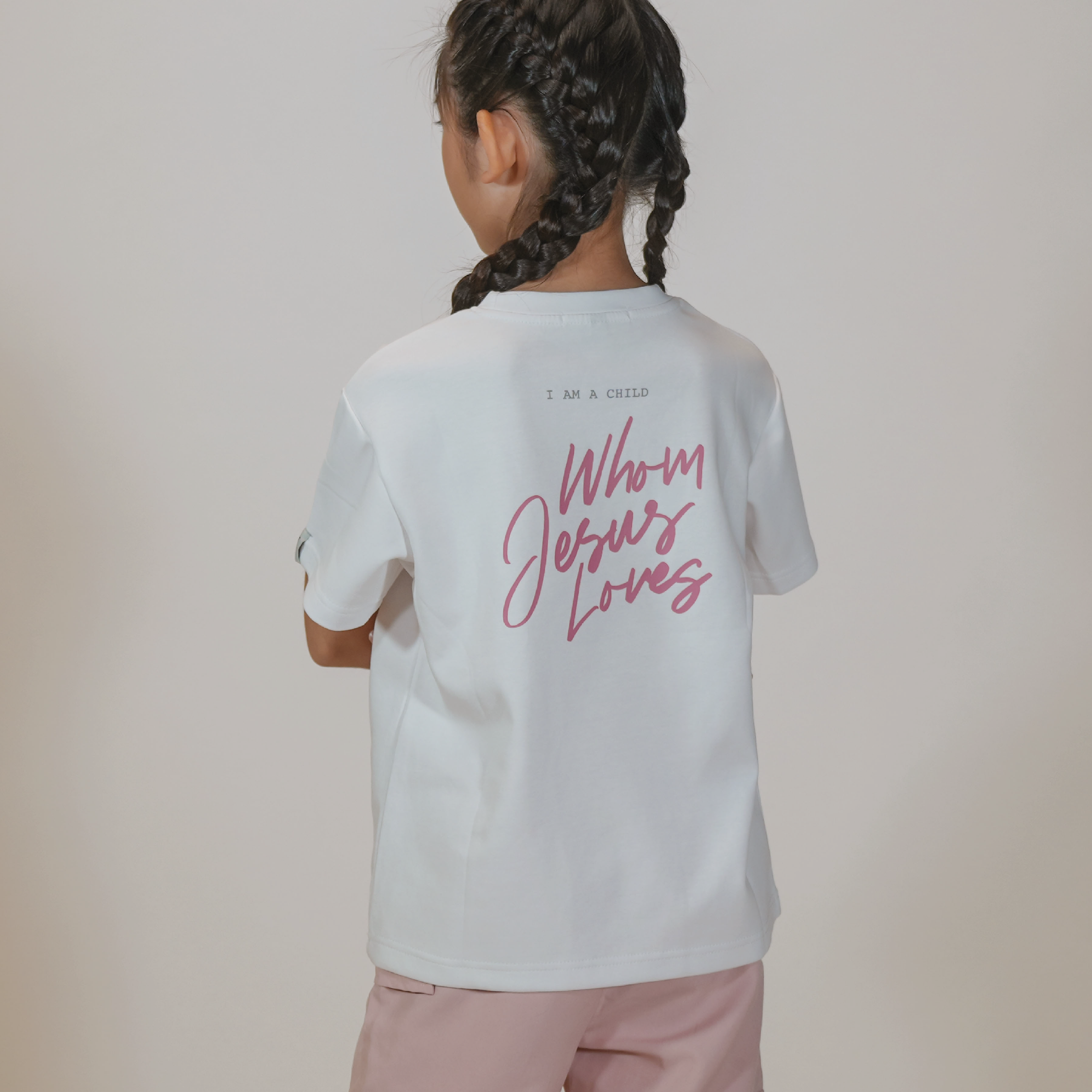 Children T-shirt Whom Jesus Loves, Electric Blue