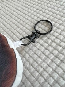 Plush Keychain with a Squeezable Texture by BebeLamb