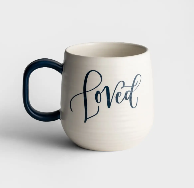 Artisan Ceramic Mug, Loved