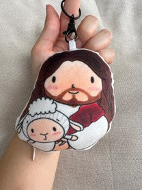 Plush Keychain with a Squeezable Texture by BebeLamb