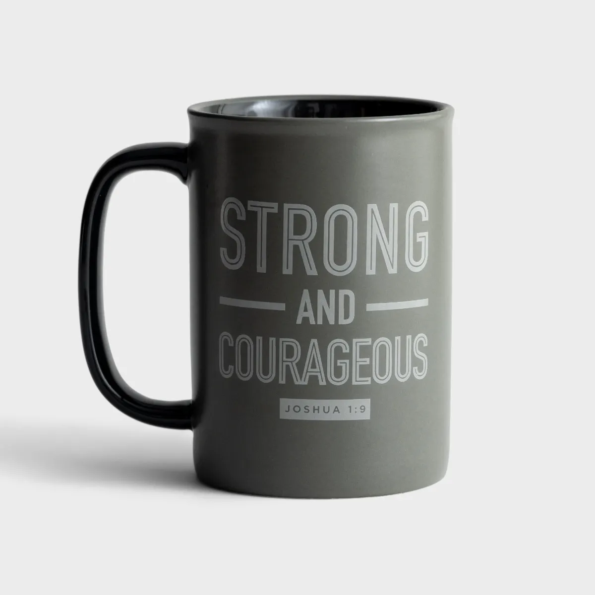 Ceramic Mug, Strong & Courageous
