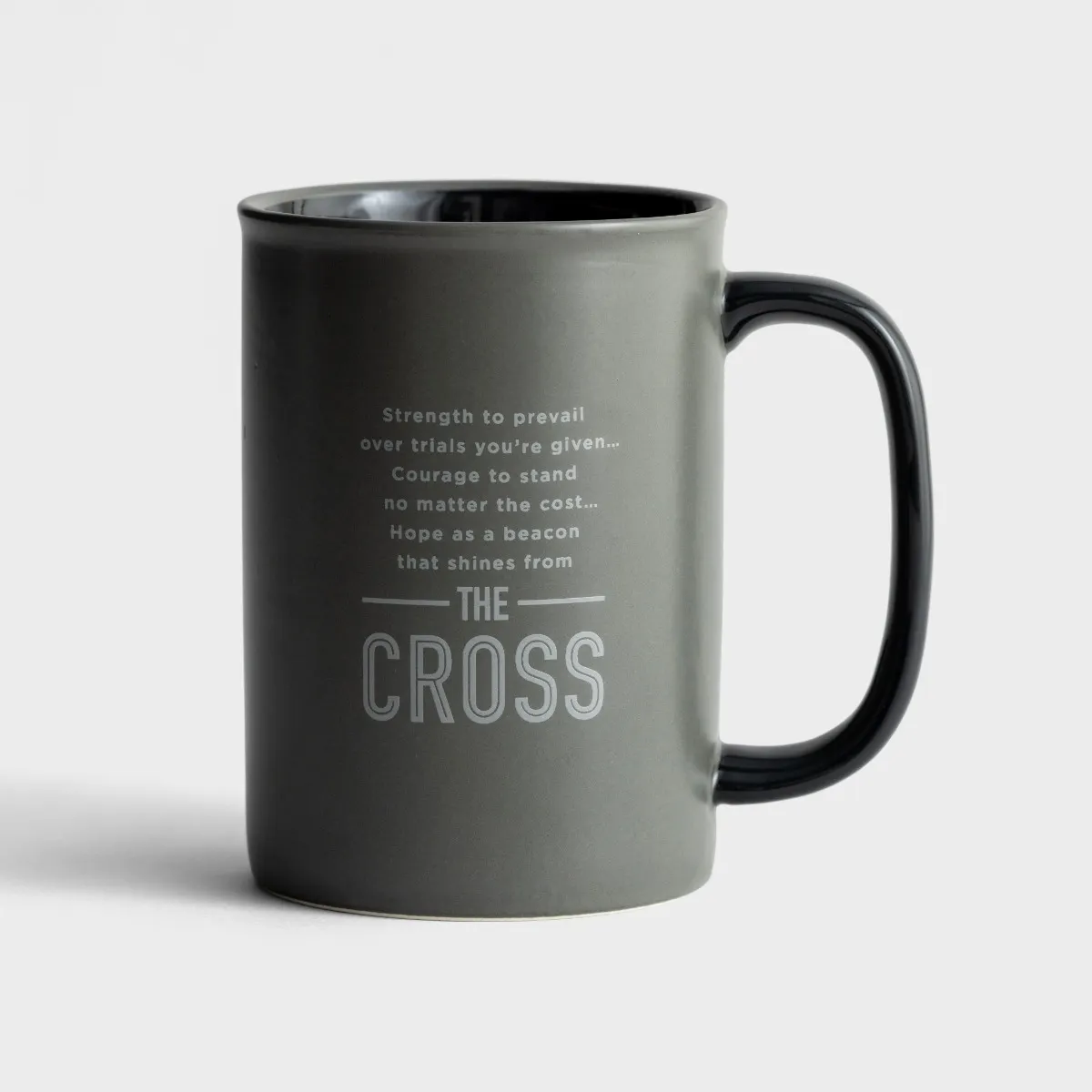 Ceramic Mug, Strong & Courageous