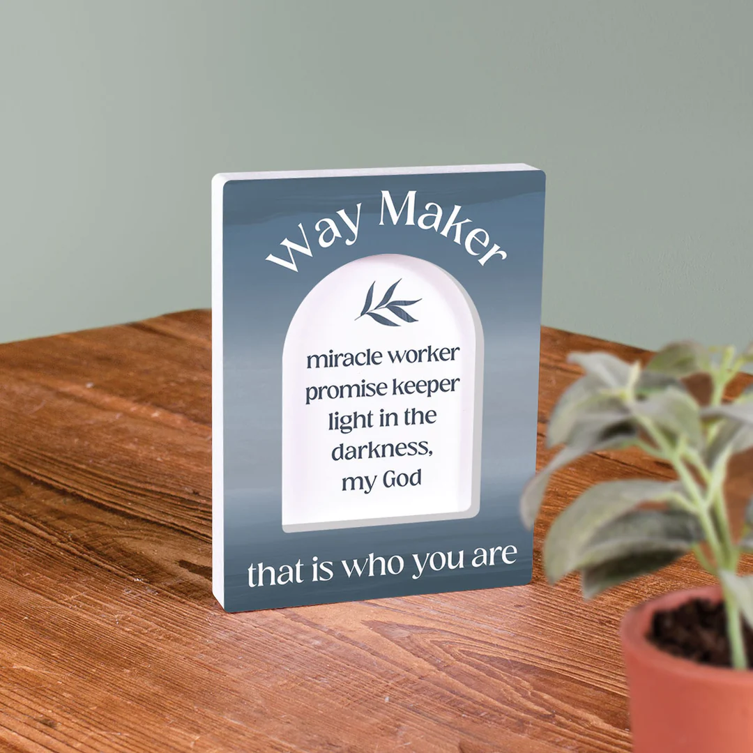 Tabletop Block Décor Waymaker