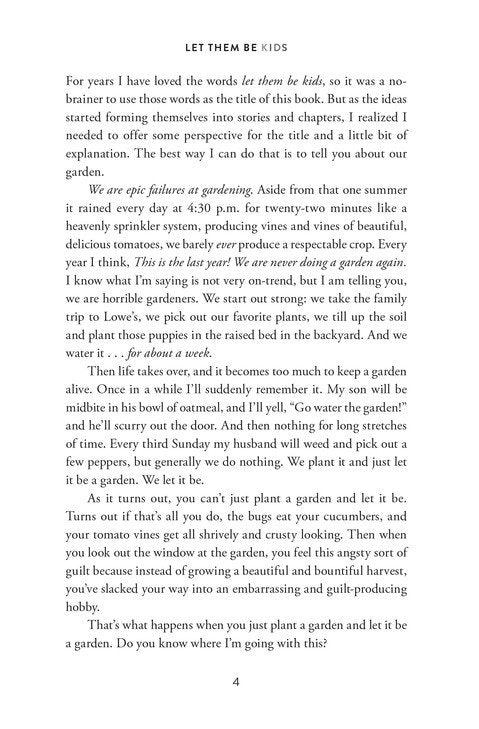 ROCKONLINE | Let Them Be Kids: Adventure, Boredom, Innocence, and Other Gifts Children Need | Jessica Smartt | Thomas Nelson | Christian Relationship | Parenting | Christian Family | New Creation Church | NCC | Joseph Prince | ROCK Bookshop | ROCK Bookstore | Star Vista | Free delivery for Singapore Orders above $50.