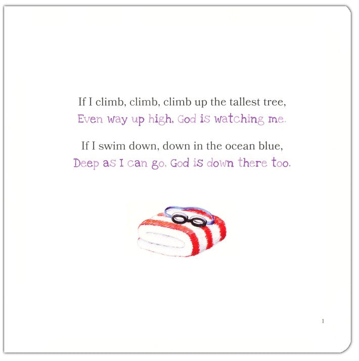 ROCKONLINE | New Creation Church | NCC | Joseph Prince | ROCK Bookshop | ROCK Bookstore | Star Vista | Children | Kids | Toddler | Preschooler | Scripture | Rhymes | Psalms | Boardbook | God Is Always With Me Boardbook | Free delivery for Singapore Orders above $50.