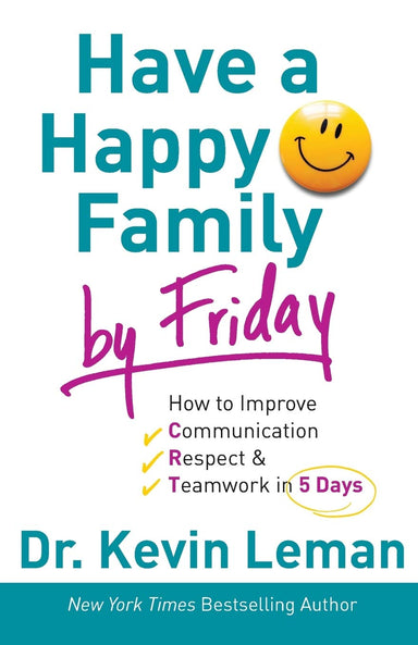 ROCKONLINE | New Creation Church | NCC | Joseph Prince | ROCK Bookshop | ROCK Bookstore | Star Vista | Have a Happy Family by Friday | Parenting | Christian Family | Dr. Kevin Leman | Free delivery for Singapore Orders above $50.