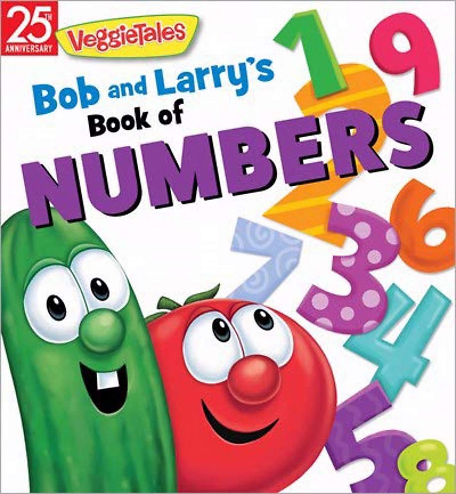 ROCKONLINE | New Creation Church | NCC | Joseph Prince | ROCK Bookshop | ROCK Bookstore | Star Vista | Children | Kids | Toddler | Preschooler | Bible Story | Christian Living | Boardbook | Bible | VeggieTales Bob and Larry's Book of Numbers, Boardbook | Free delivery for SG orders above $50.