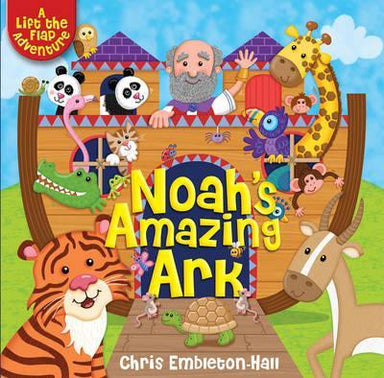 ROCKONLINE | New Creation Church | NCC | Joseph Prince | ROCK Bookshop | ROCK Bookstore | Star Vista | Children | Kids | Preschooler | Toddler | Bible Story | Christian Living | Noah | Ark | Noah's Amazing Ark : A Lift-the-Flap Adventure | Free delivery for Singapore Orders above $50.