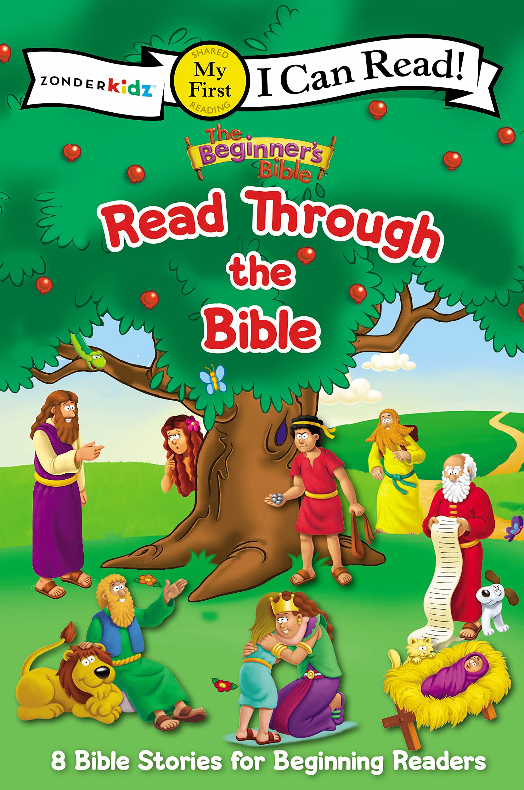 The Beginner's Bible Read Through the Bible: 8 Bible Stories for Beginning Readers, Hardcover