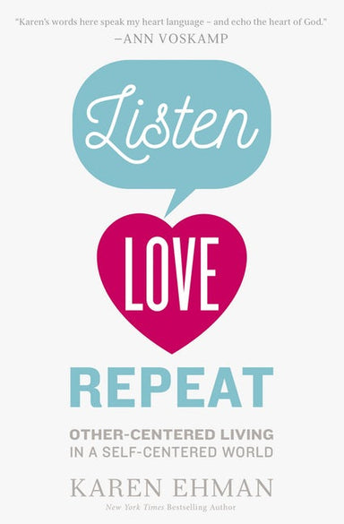 ROCKONLINE | New Creation Church | NCC | Joseph Prince | ROCK Bookshop | ROCK Bookstore | Star Vista | Listen Love Repeat | Karen Ehman | Free delivery for Singapore Orders above $50.