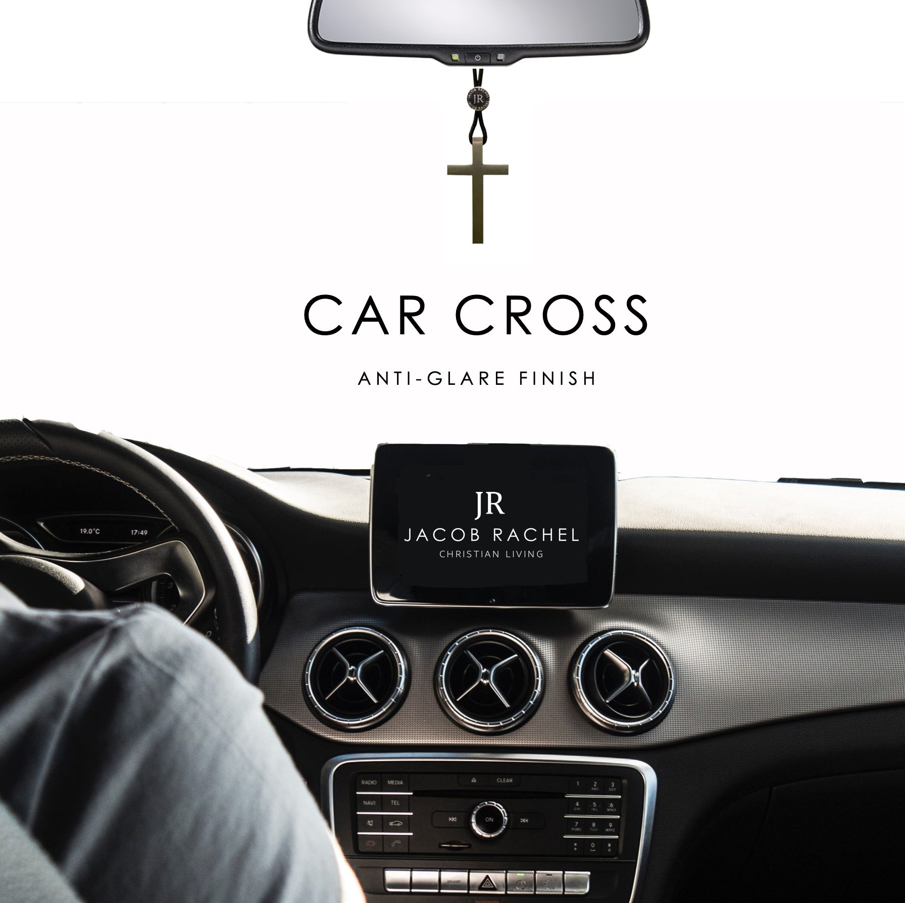 ROCKONLINE | New Creation Church | NCC | Joseph Prince | ROCK Bookshop | ROCK Bookstore | Star Vista | Lifestyle | Car Charm | Ladies | Gift | Cross Charm | Car Cross | Car Cross by Jacob Rachel | Free delivery for Singapore Orders above $50.