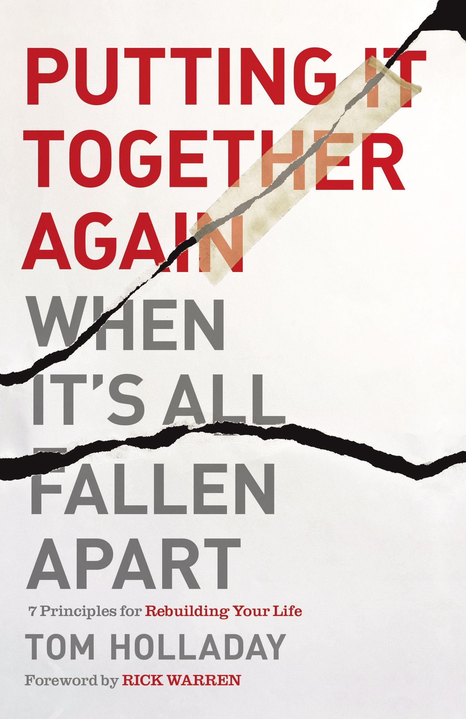 ROCKONLINE | New Creation Church | NCC | Joseph Prince | ROCK Bookshop | ROCK Bookstore | Star Vista | Putting It Together Again When It's All Fallen Apart | Rebuilding | Tom Holladay | Free delivery for Singapore Orders above $50.